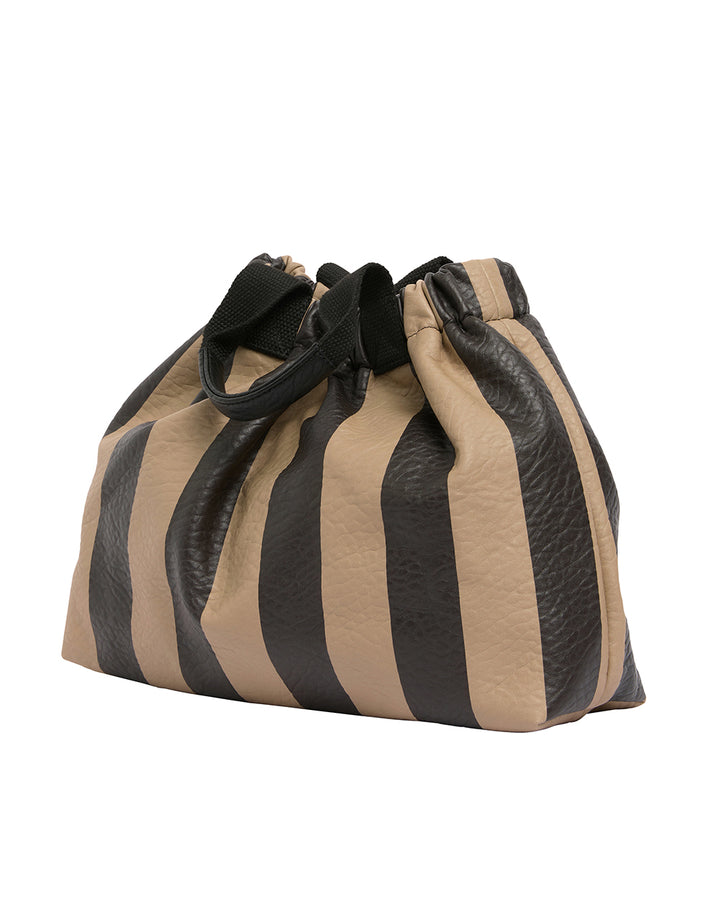 Elms + King | Montague Tote | Latte Stripe