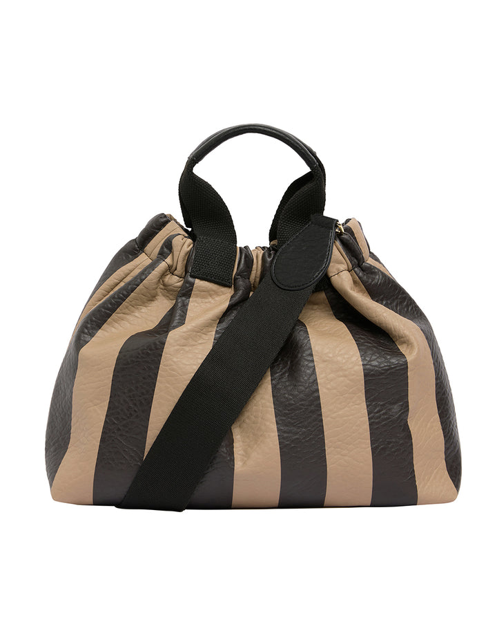 Elms + King | Montague Tote | Latte Stripe