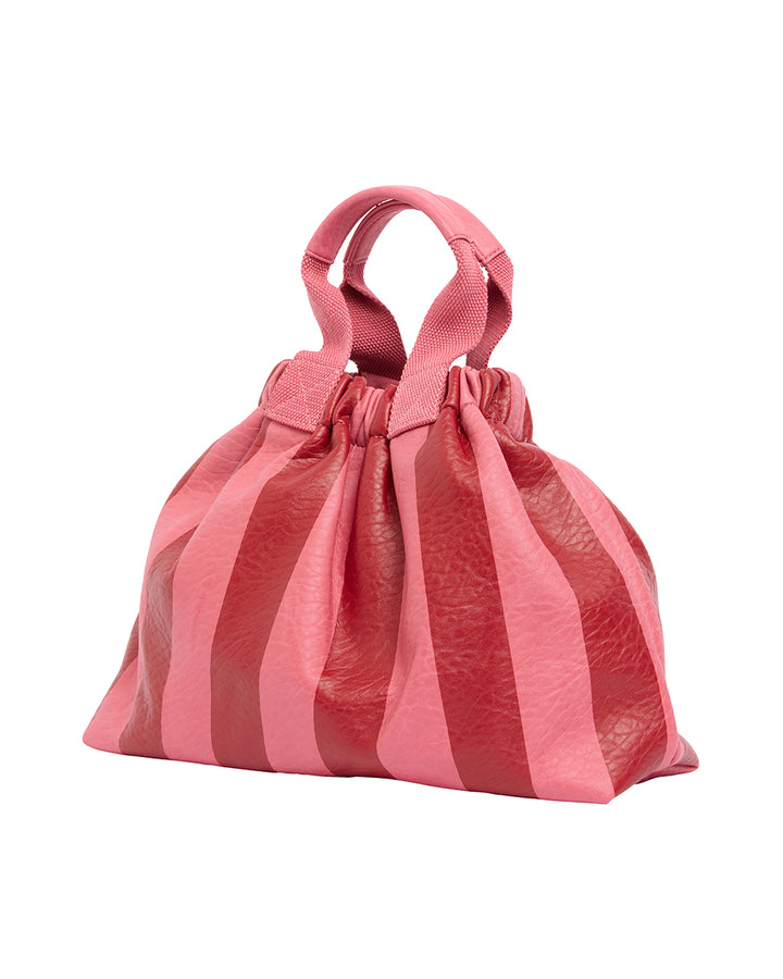 Elms + King | Montague Tote | Burgundy Stripe