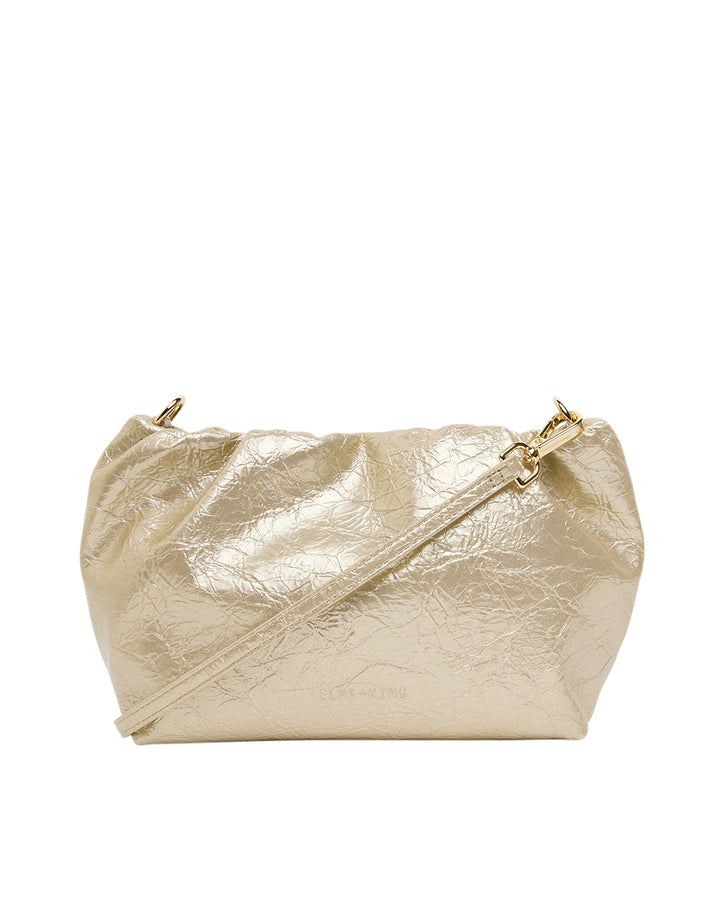 Elms + King | Monty Bag | Light Gold Crinkle