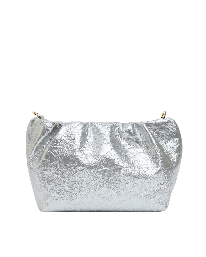 Elms + King | Monty Bag | Silver Crinkle