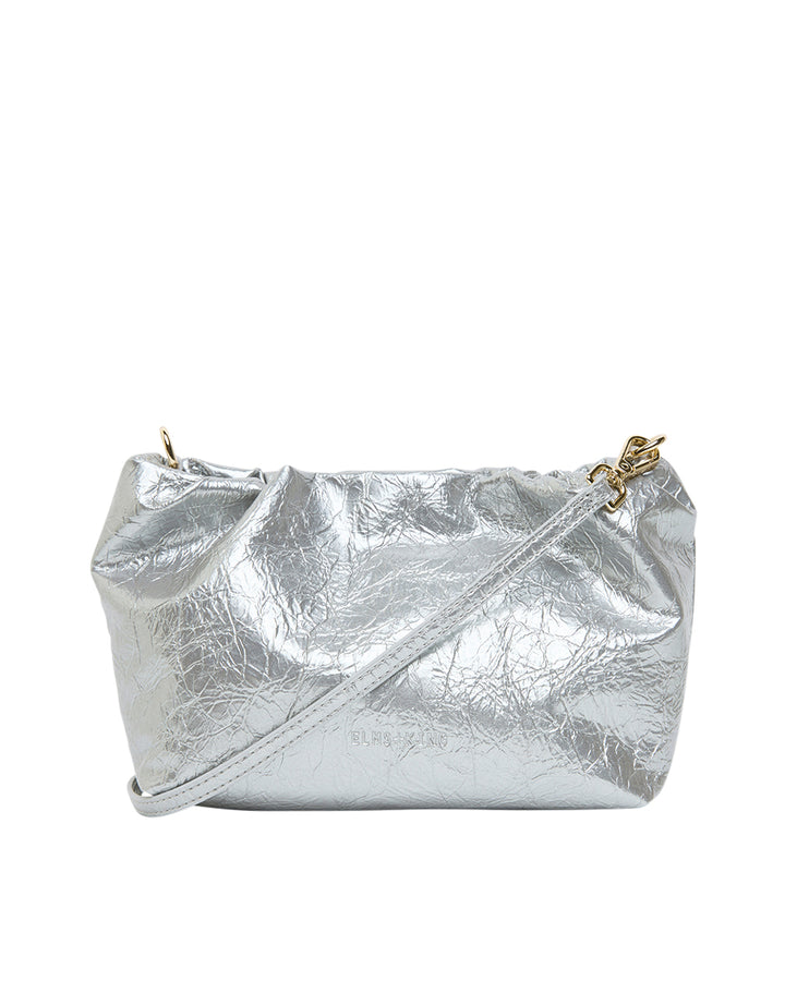 Elms + King | Monty Bag | Silver Crinkle