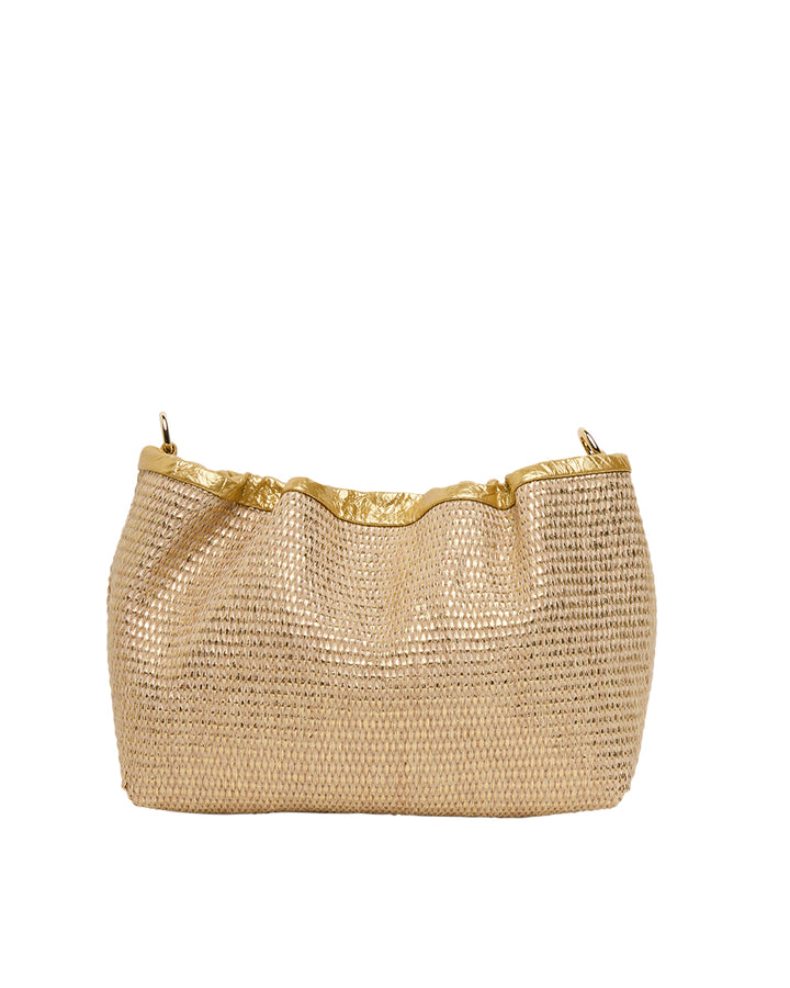 Elms + King | Monty Bag | Gold Weave