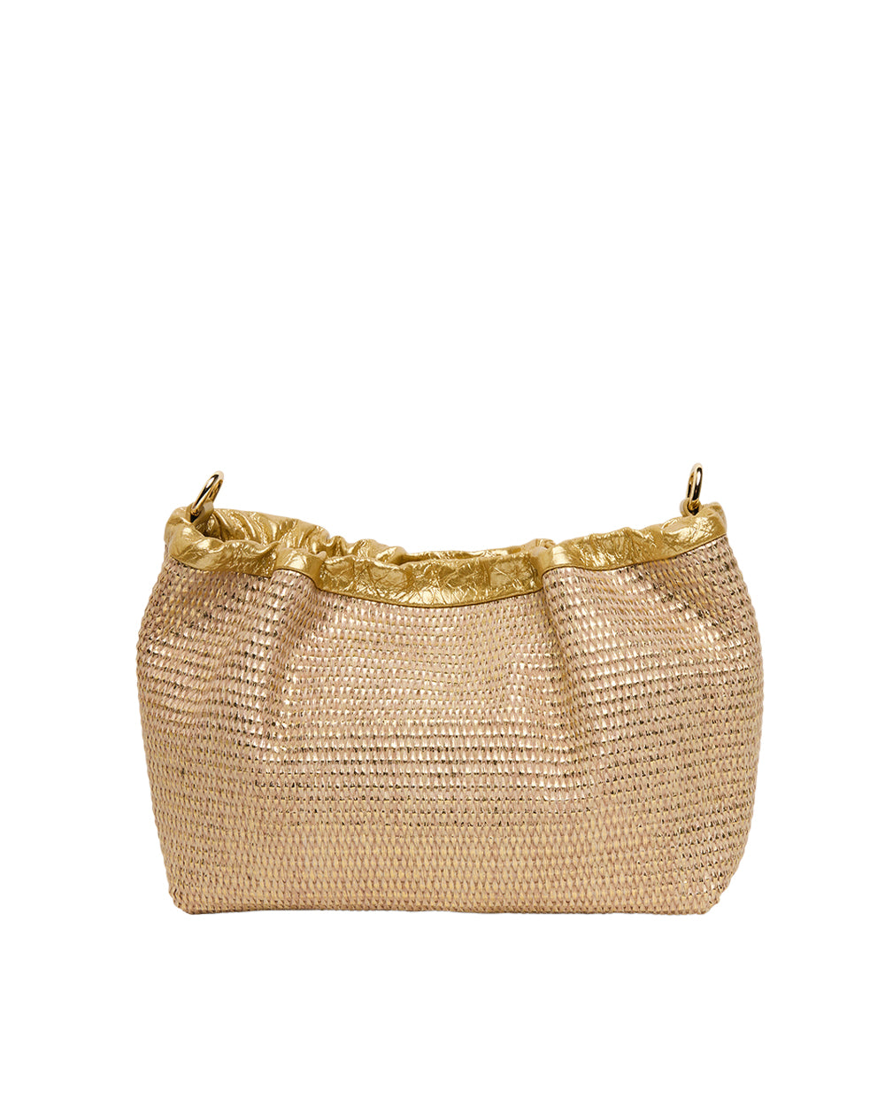 Elms + King | Monty Bag | Gold Weave