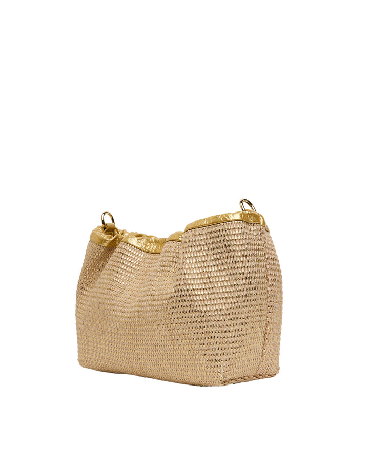 Elms + King | Monty Bag | Gold Weave