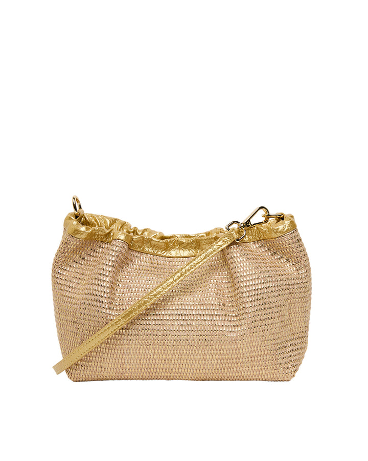 Elms + King | Monty Bag | Gold Weave