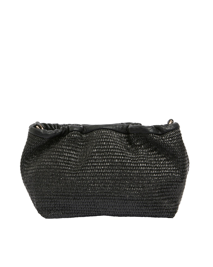 Elms + King | Monty Bag | Black Weave