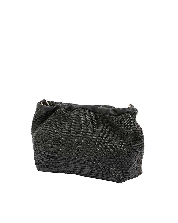 Elms + King | Monty Bag | Black Weave