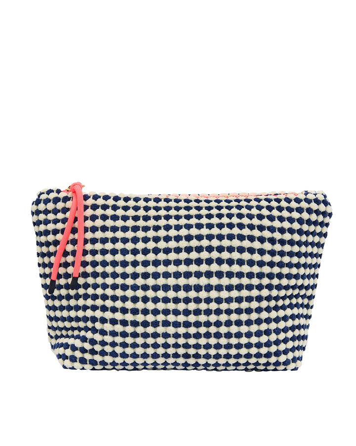 Elms + King | Large Napili Case | Navy / White