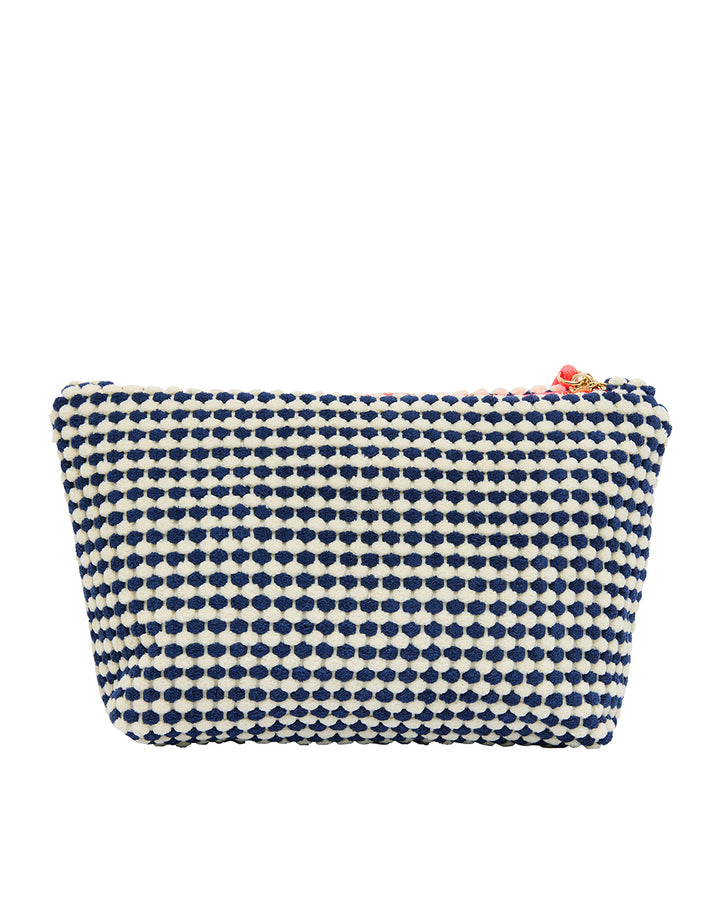 Elms + King | Large Napili Case | Navy / White