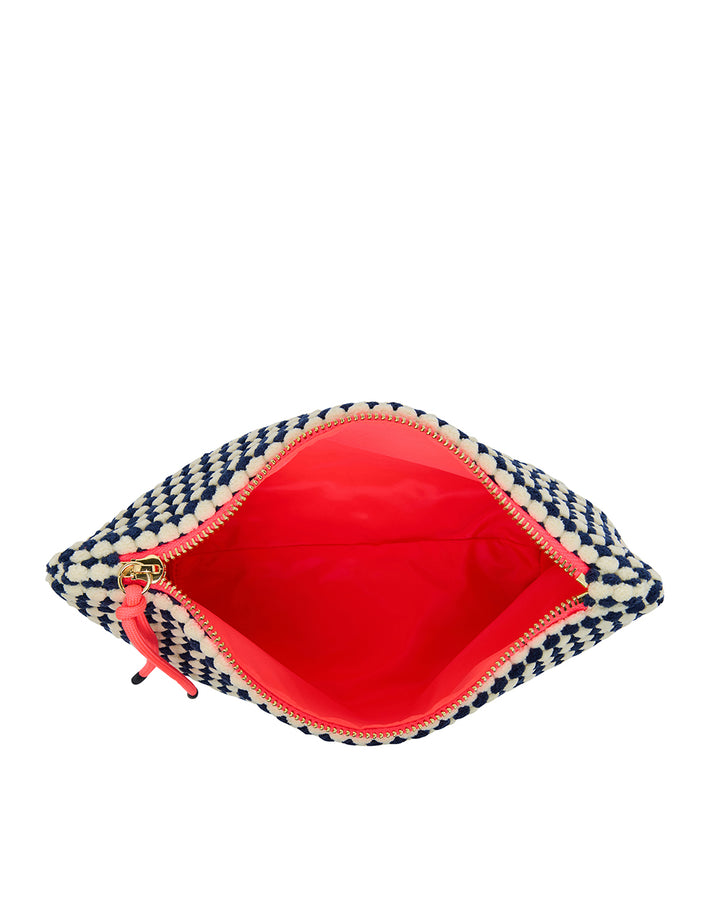 Elms + King | Large Napili Case | Navy / White