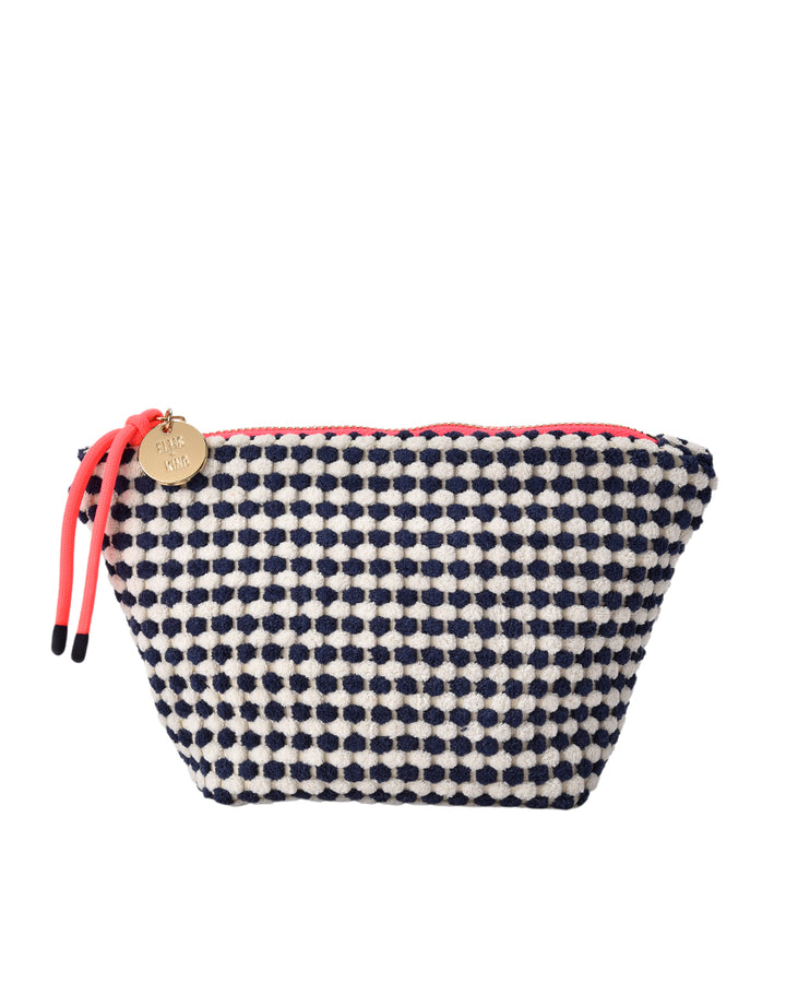 Elms + King | Napili Case Small | Navy / White