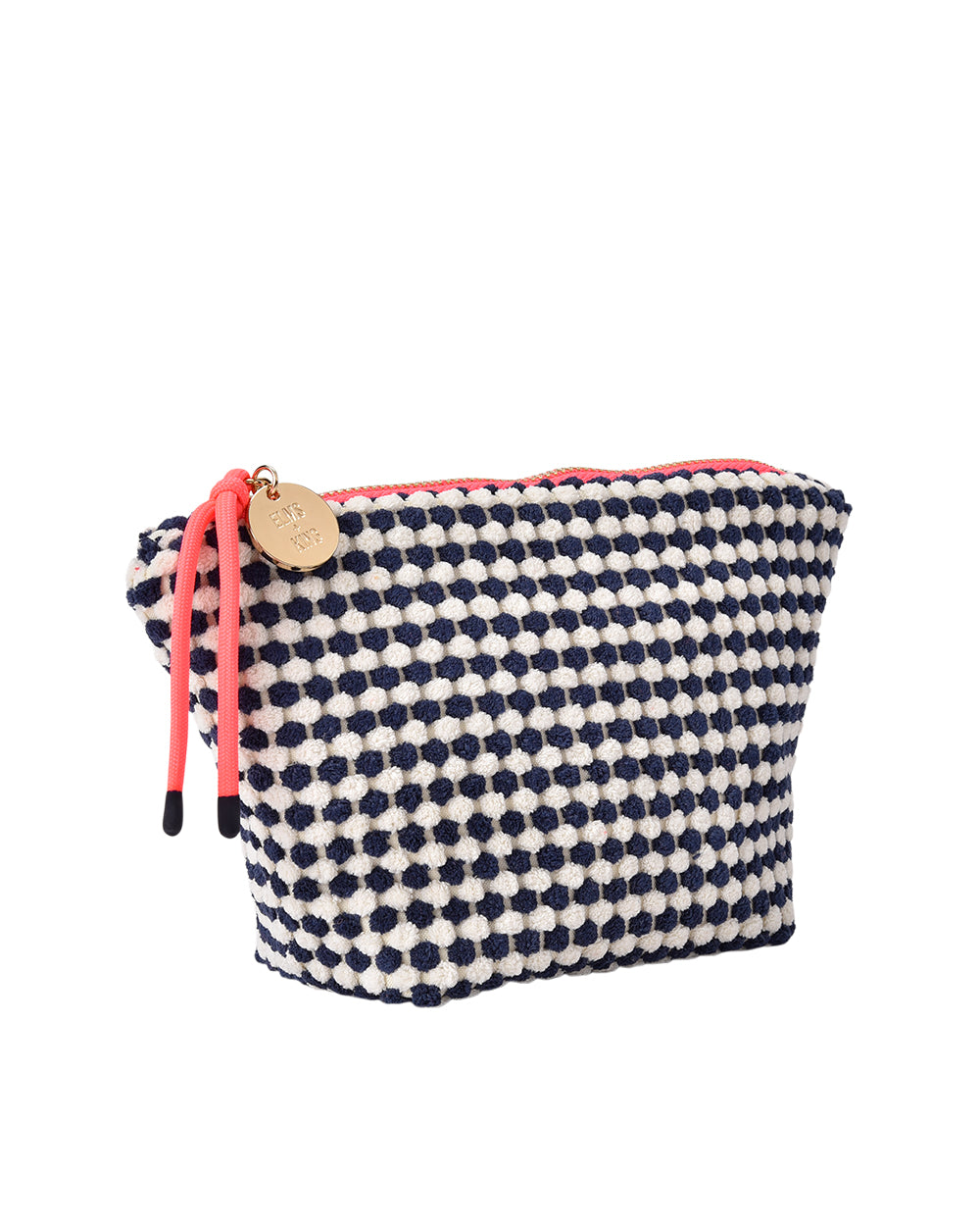 Elms + King | Napili Case Small | Navy / White