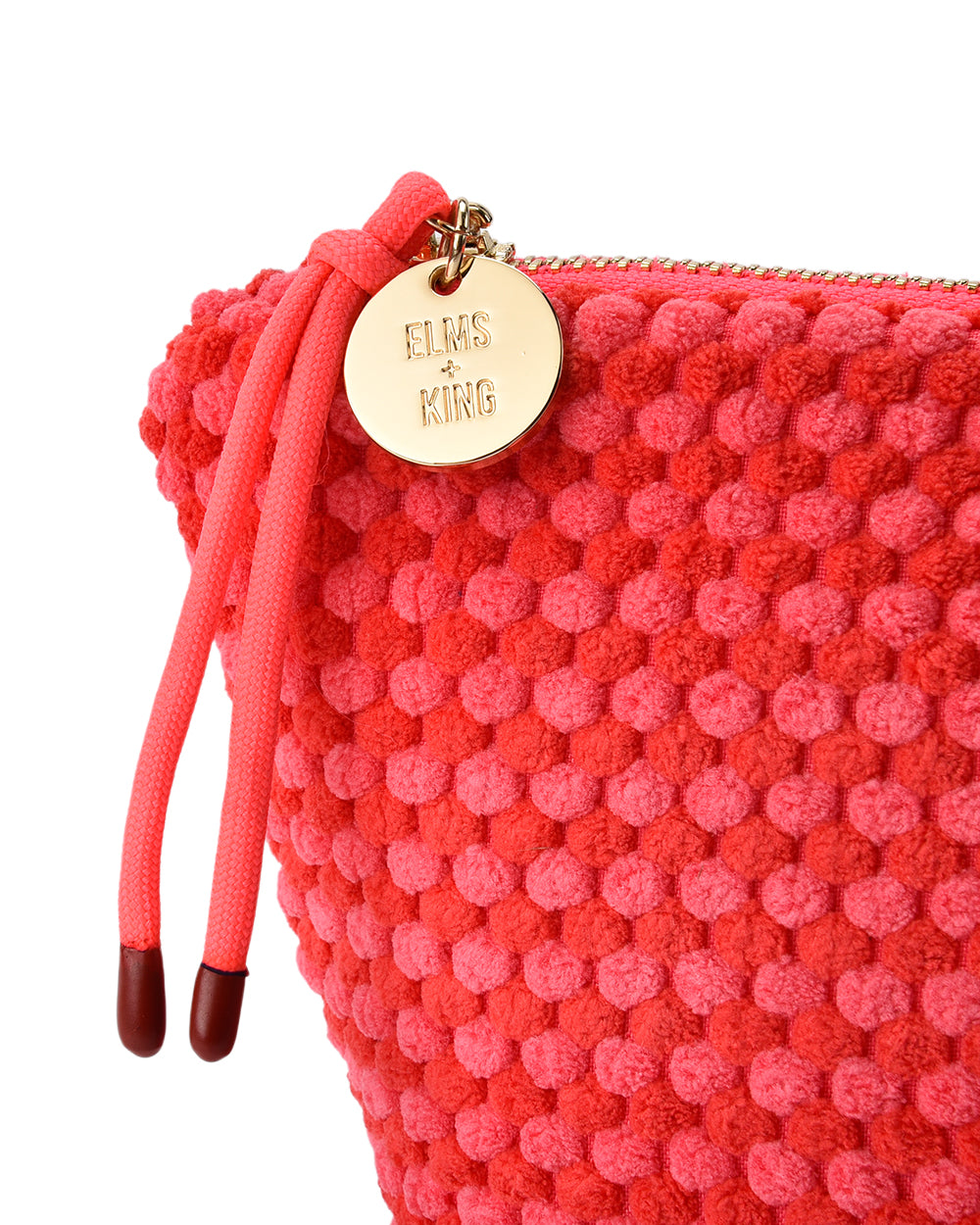 Elms + King | Napili Case Small | Red/ Pink