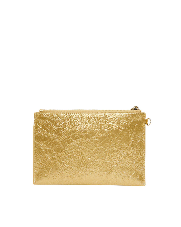 Elms + King | New York Coin Purse | Gold Crinkle