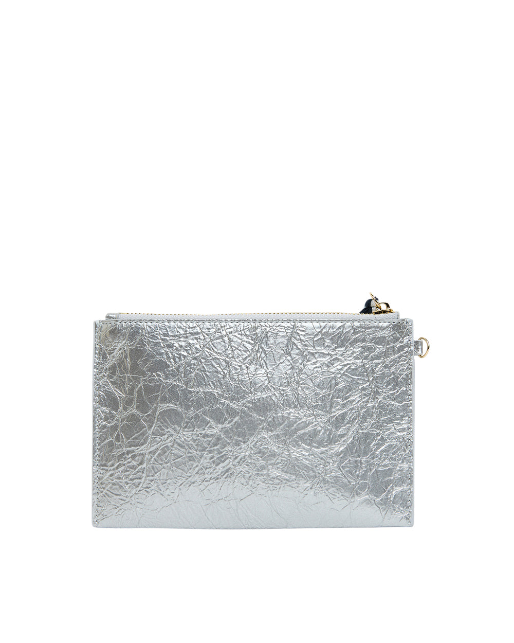 Elms + King | New York Coin Purse | Silver Crinkle