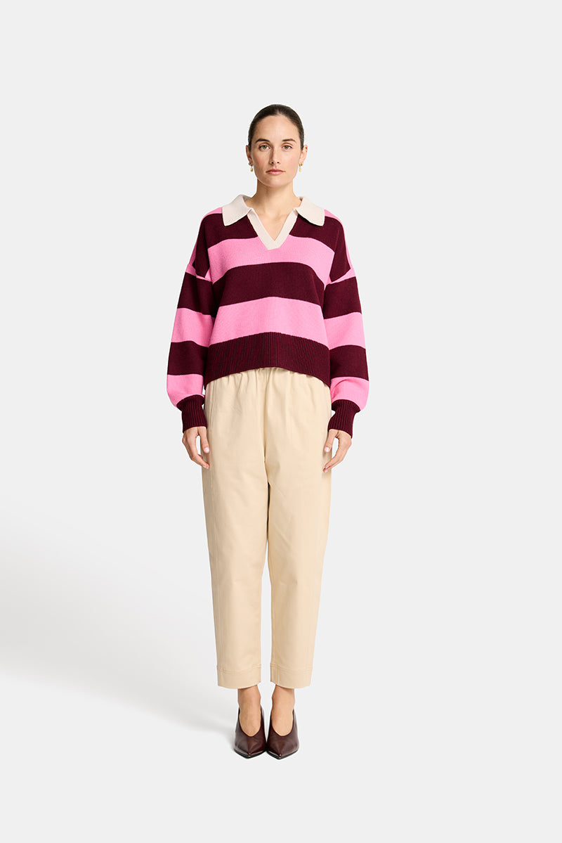 Arlington Milne | Nicole Sweater | Pink / Pinot - Dutch Hideout