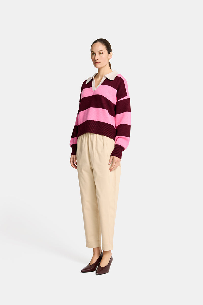 Arlington Milne | Nicole Sweater | Pink / Pinot - Dutch Hideout