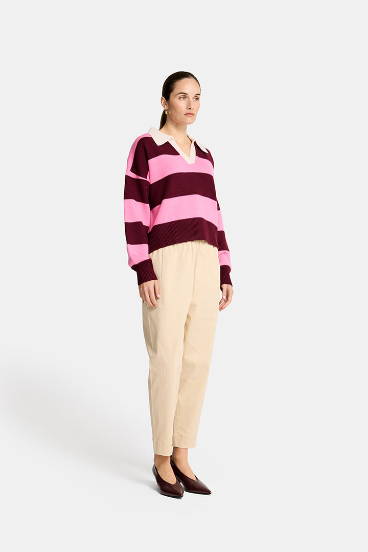 Arlington Milne | Nicole Sweater | Pink / Pinot - Dutch Hideout