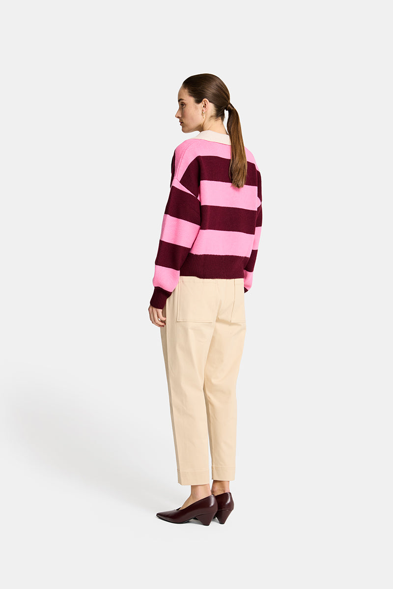 Arlington Milne | Nicole Sweater | Pink / Pinot - Dutch Hideout