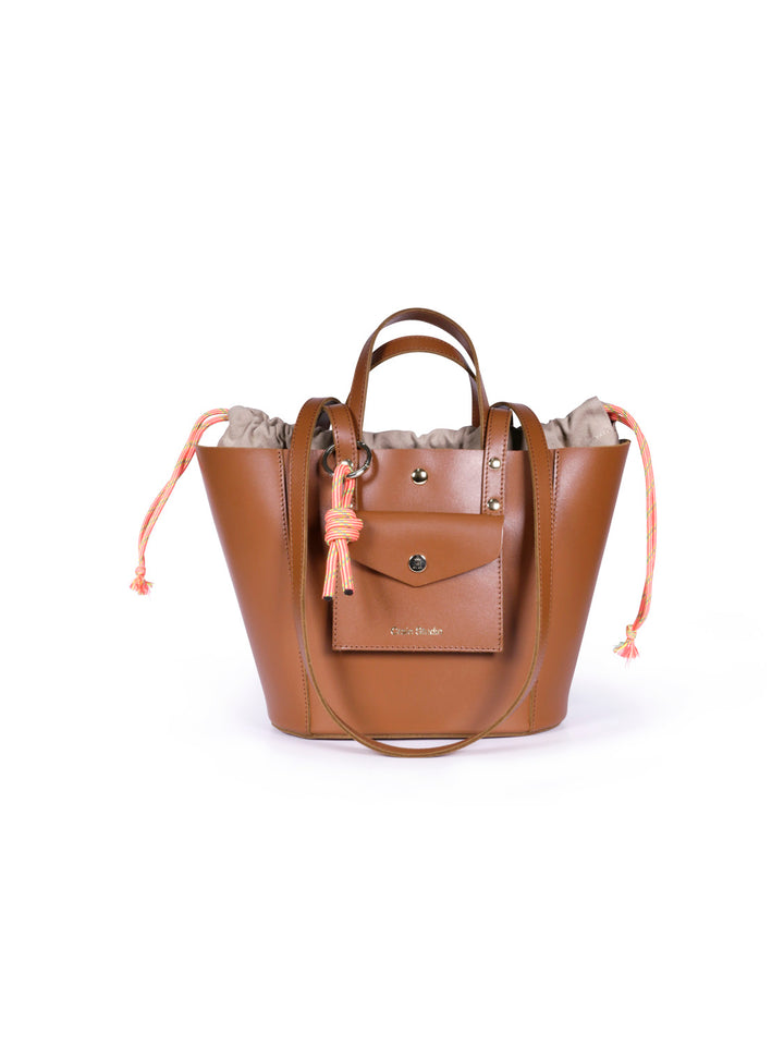 Craie Studio | Note Large Calf Leather Tote Bag | Tan