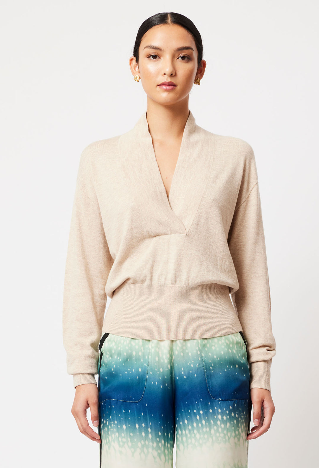 Once Was | Ceres Merino Wool Knit | Fawn