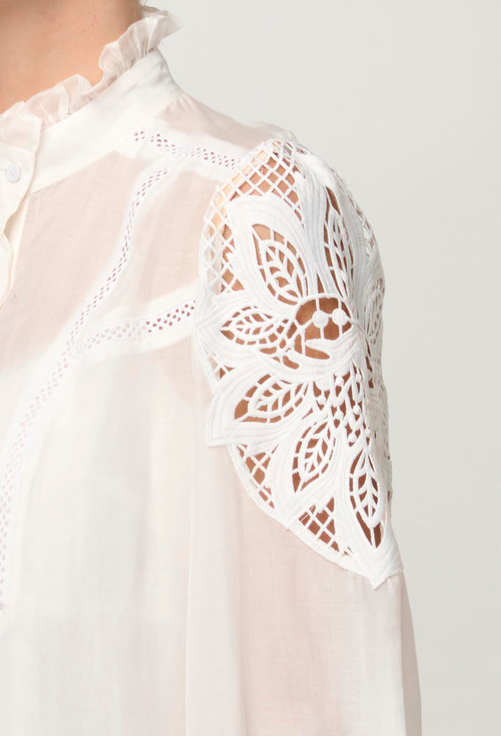 Once Was | Sevilla Cotton Silk Shirt | Blanca