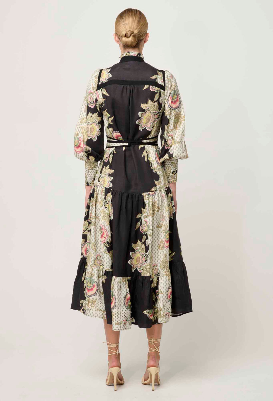 Once Was | Espada Linen Viscose Maxi Dress | Mariposa Nero
