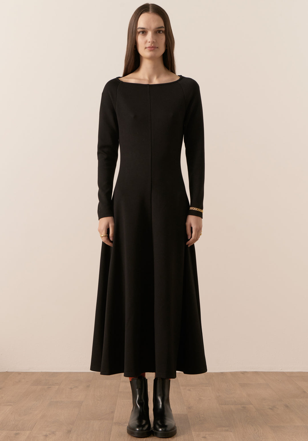 POL Clothing | Atwood Off Shoulder Dress Black