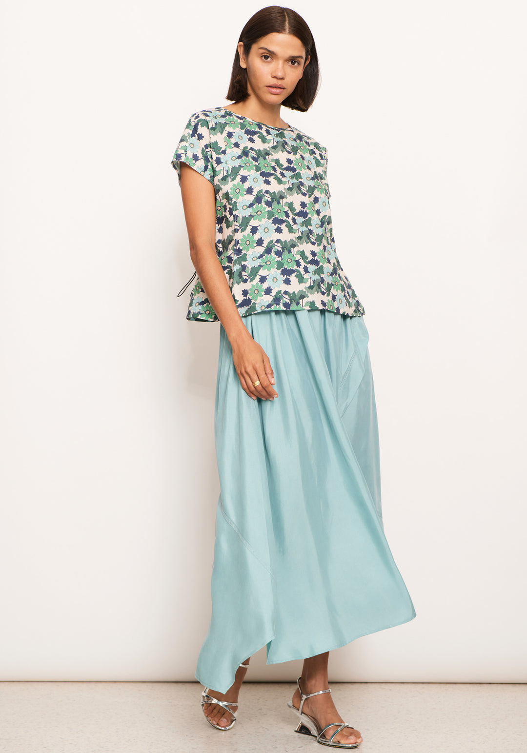 POL Clothing | Vault Wrap Skirt | Blue