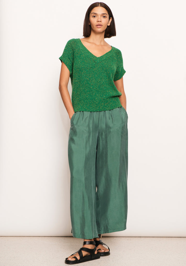 POL Clothing | Rig Knit Top | Green