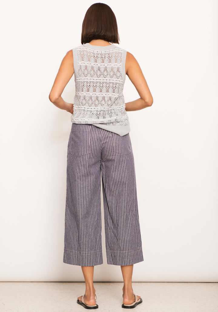 POL Clothing | Raydel Denim Pant | Pinstripe