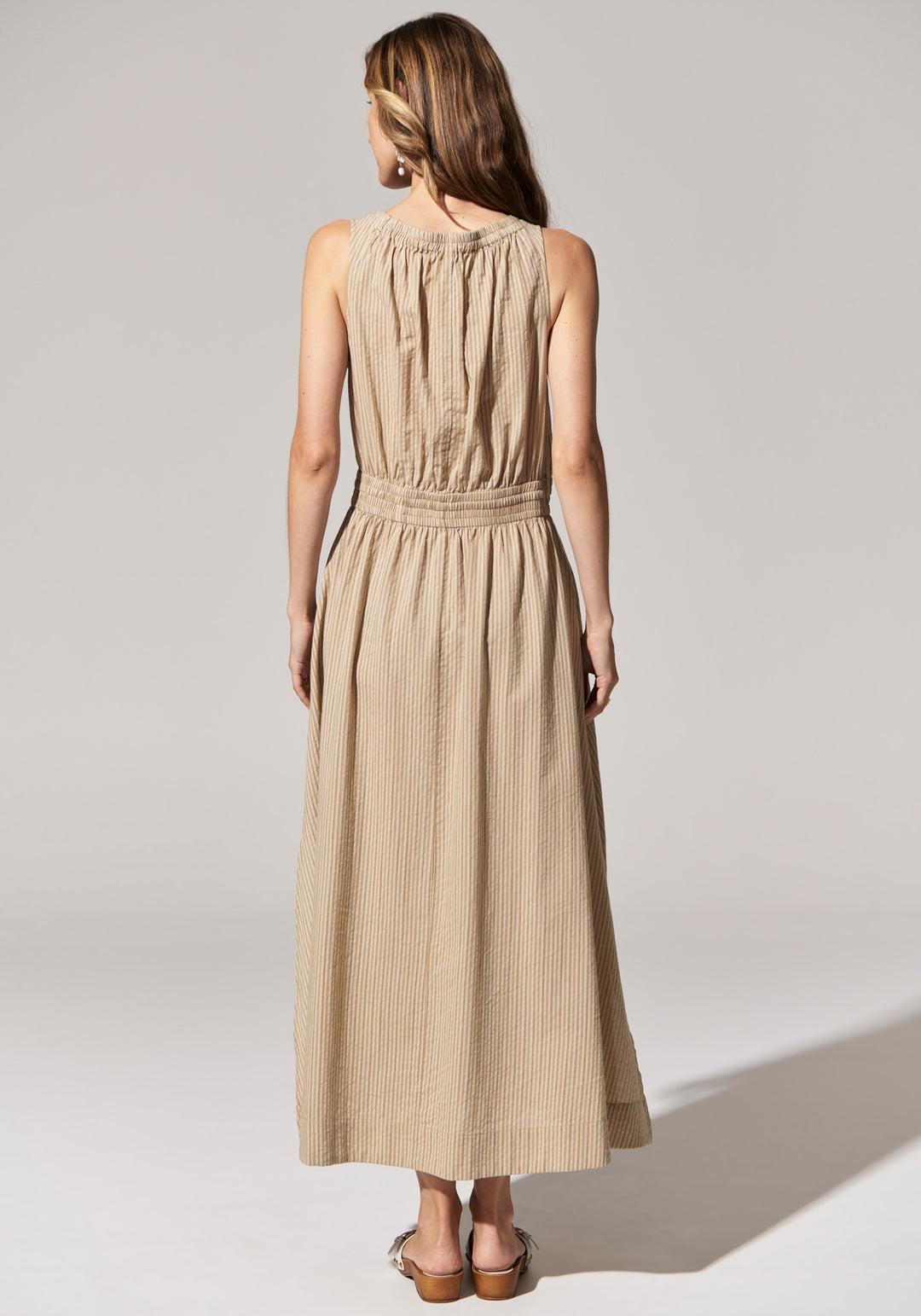 POL Clothing | Acacia Tank Dress | Light Khaki