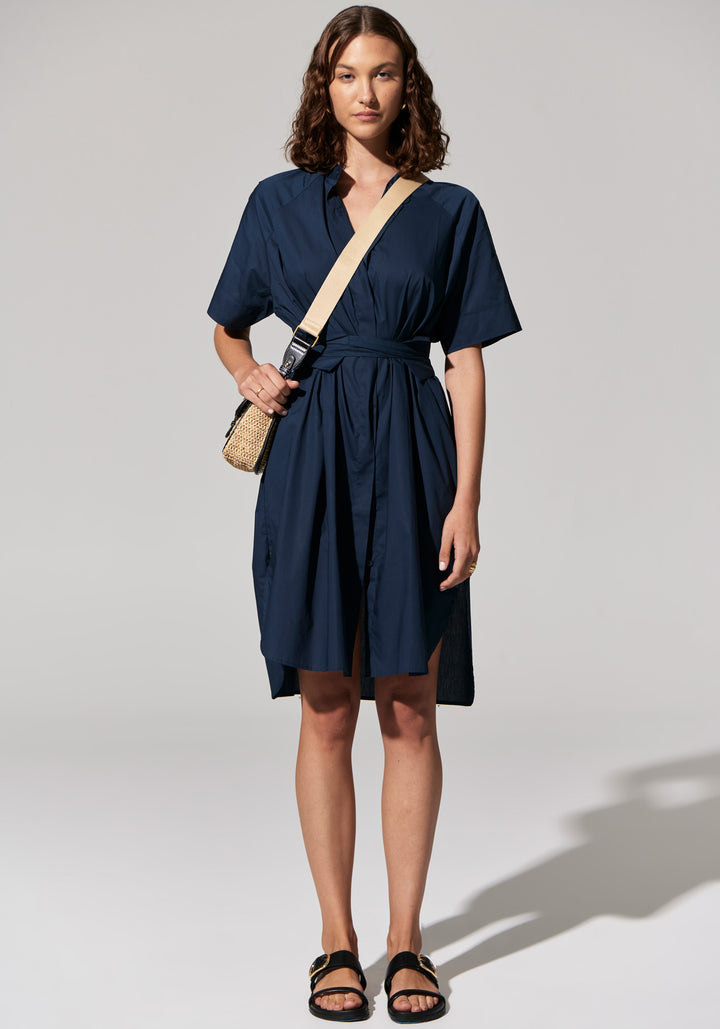 POL Clothing | Toya Shirt Dress | Teal