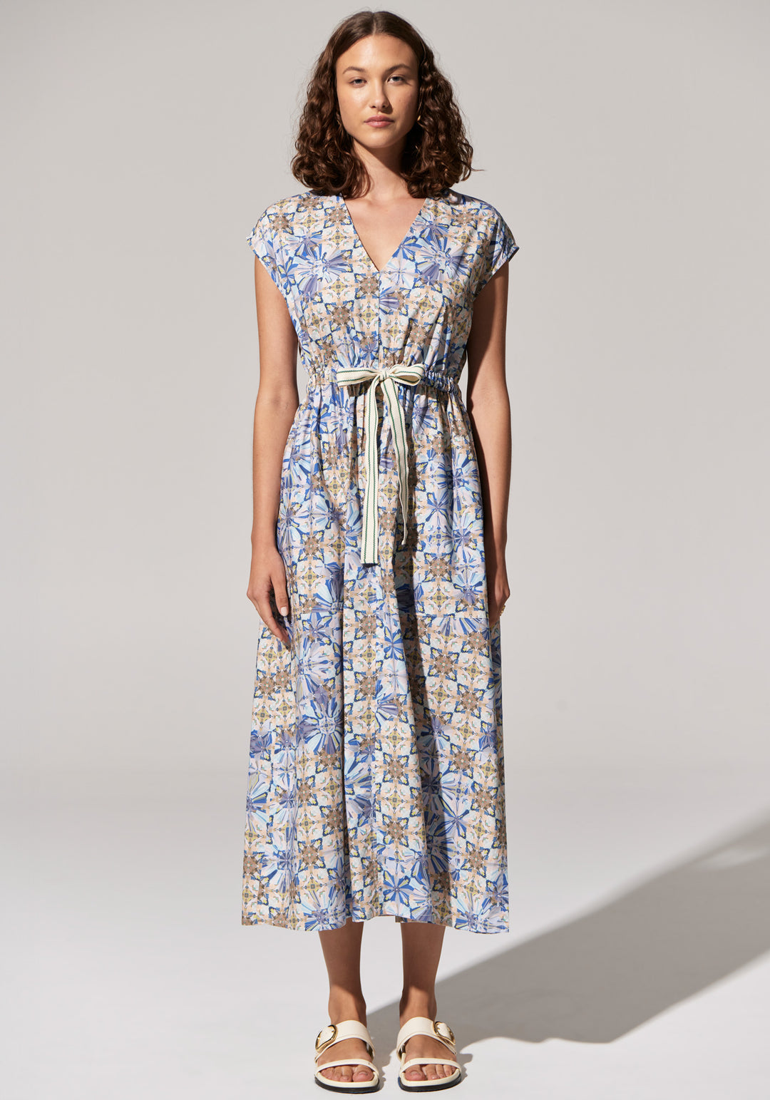 POL Clothing | Celeste Belt Dress | Celeste Print