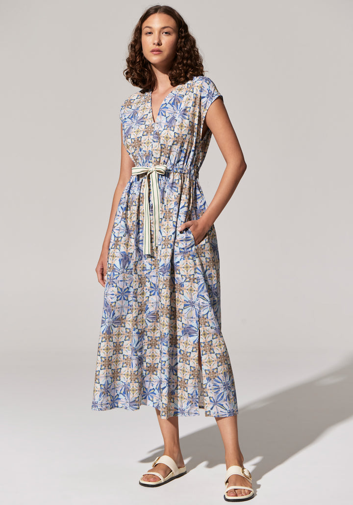 POL Clothing | Celeste Belt Dress | Celeste Print