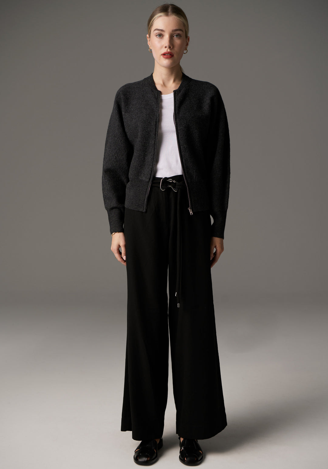 POL Clothing | Lou Belted Pant | Black