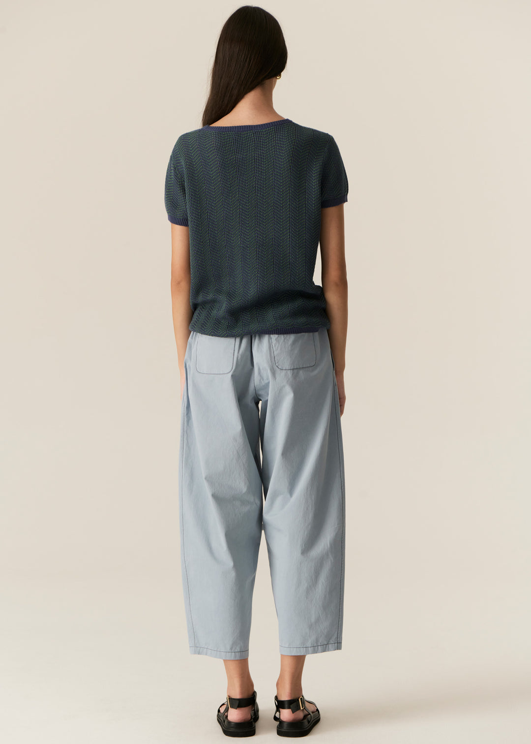 Pol Clothing | Avrid Barrel Pant | Blue