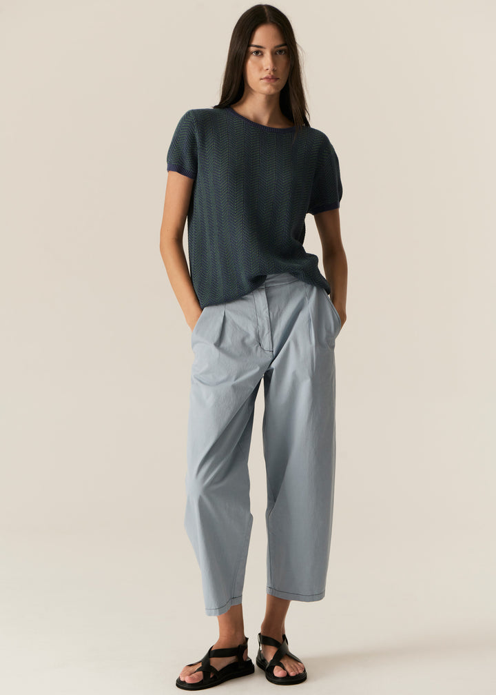Pol Clothing | Avrid Barrel Pant | Blue