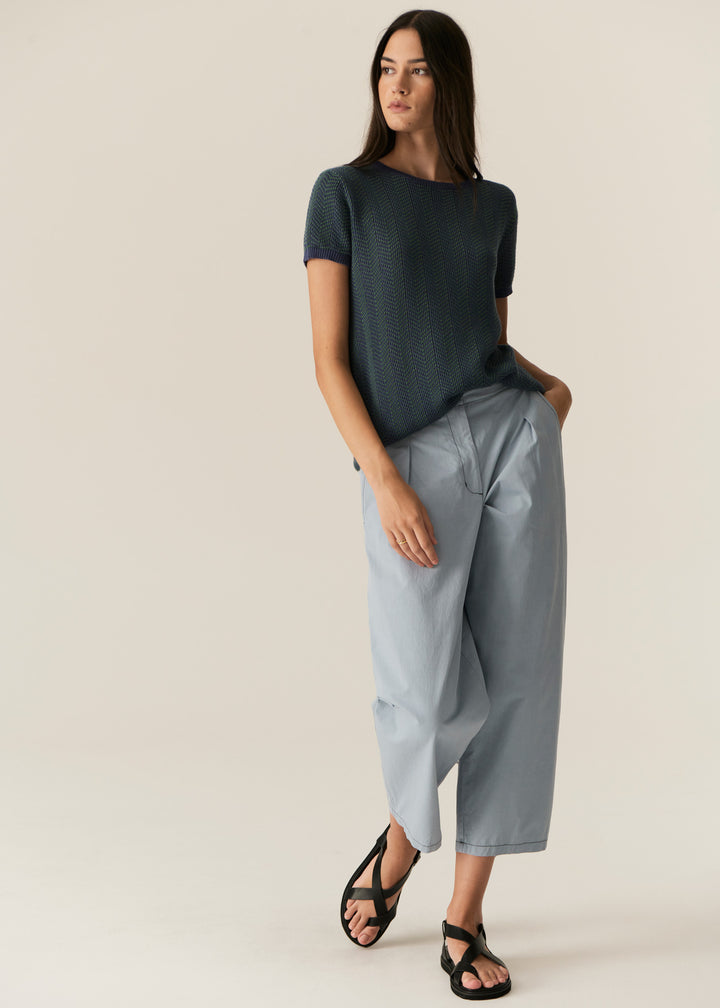 Pol Clothing | Avrid Barrel Pant | Blue