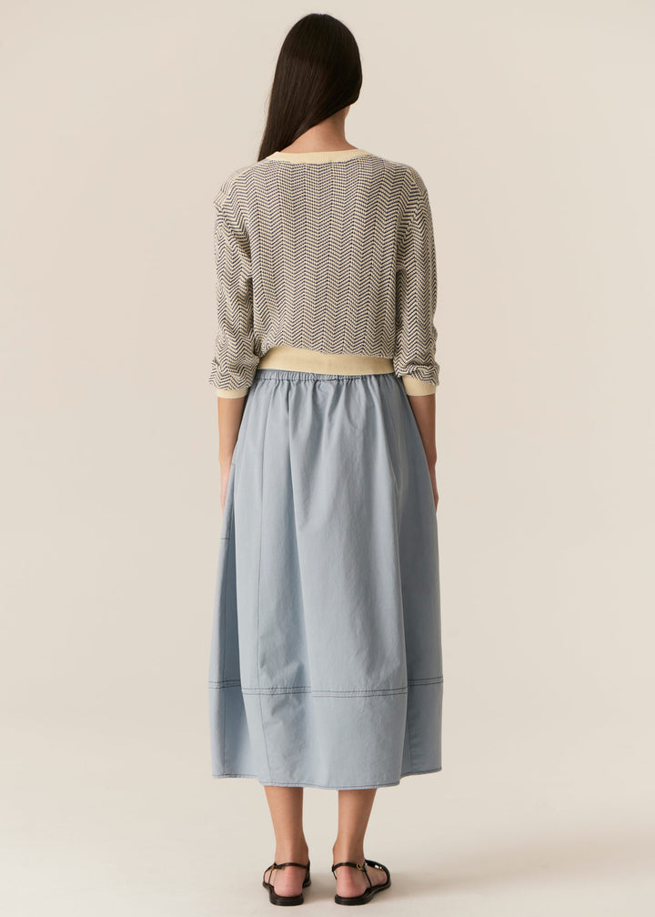 Pol Clothing | Avrid Bubble Skirt | Blue