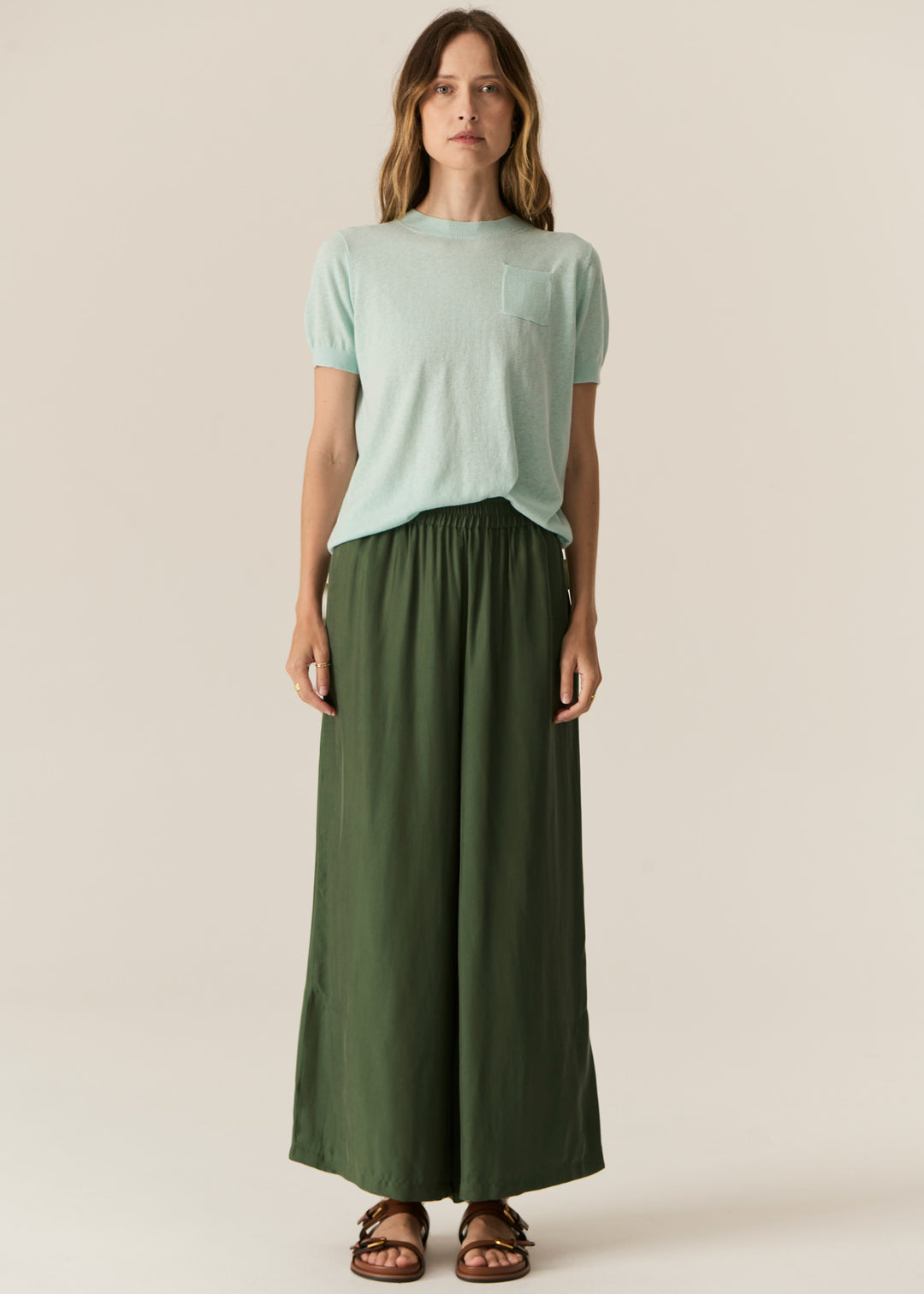 POL Clothing | Pax Pocket Tee | Mist