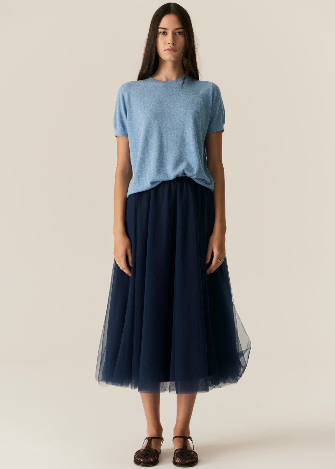 POL Clothing | Pax Pocket Tee | Blue