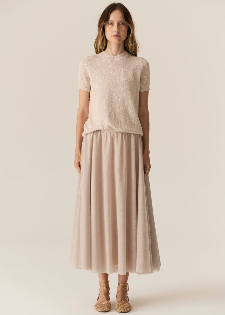 POL Clothing | Posay Tulle Skirt | Pebble