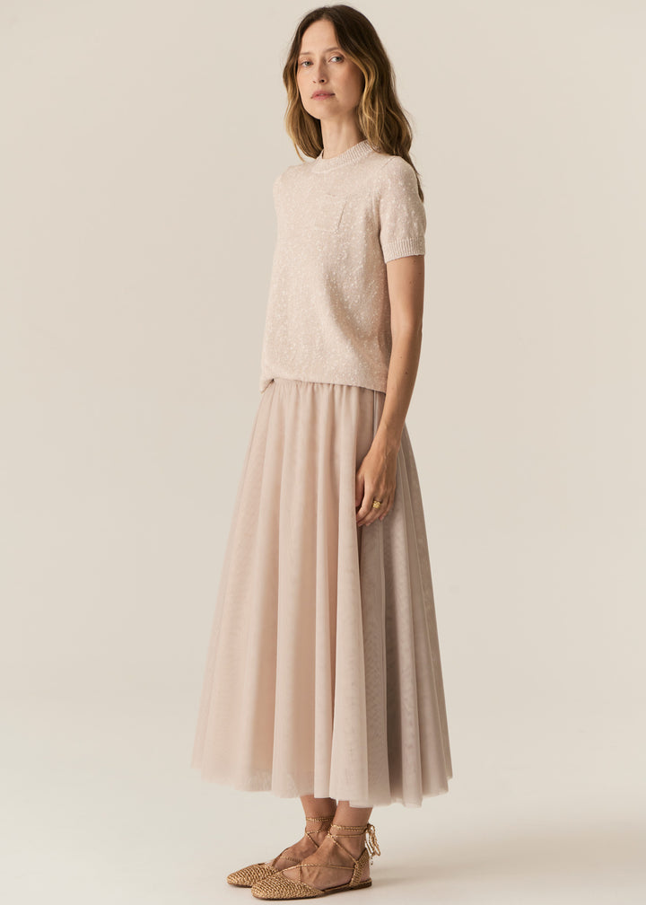 POL Clothing | Posay Tulle Skirt | Pebble