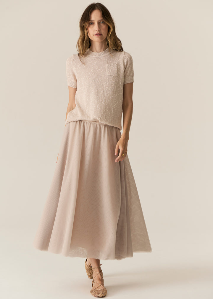 POL Clothing | Posay Tulle Skirt | Pebble