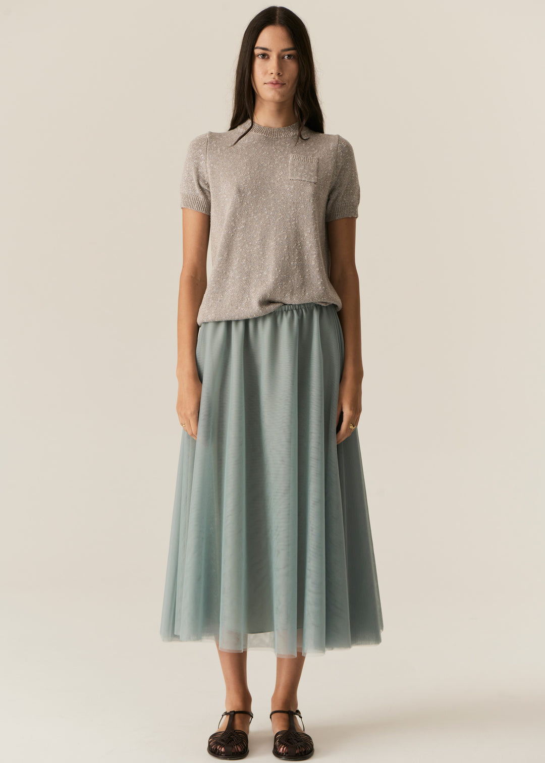 POL Clothing | Posay Tulle Skirt | Mist