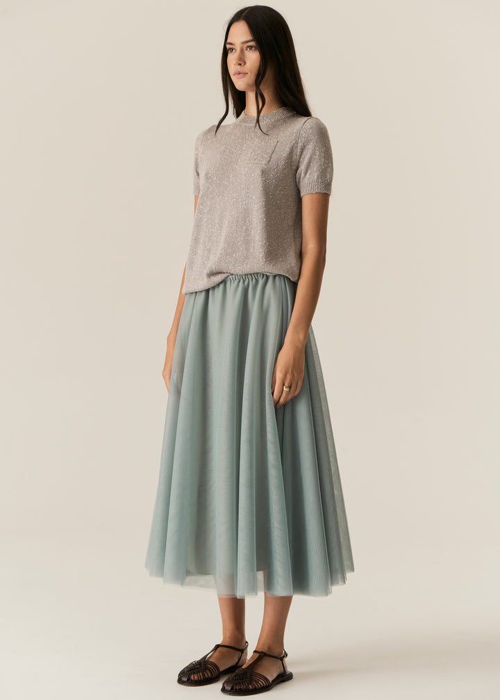 POL Clothing | Posay Tulle Skirt | Mist