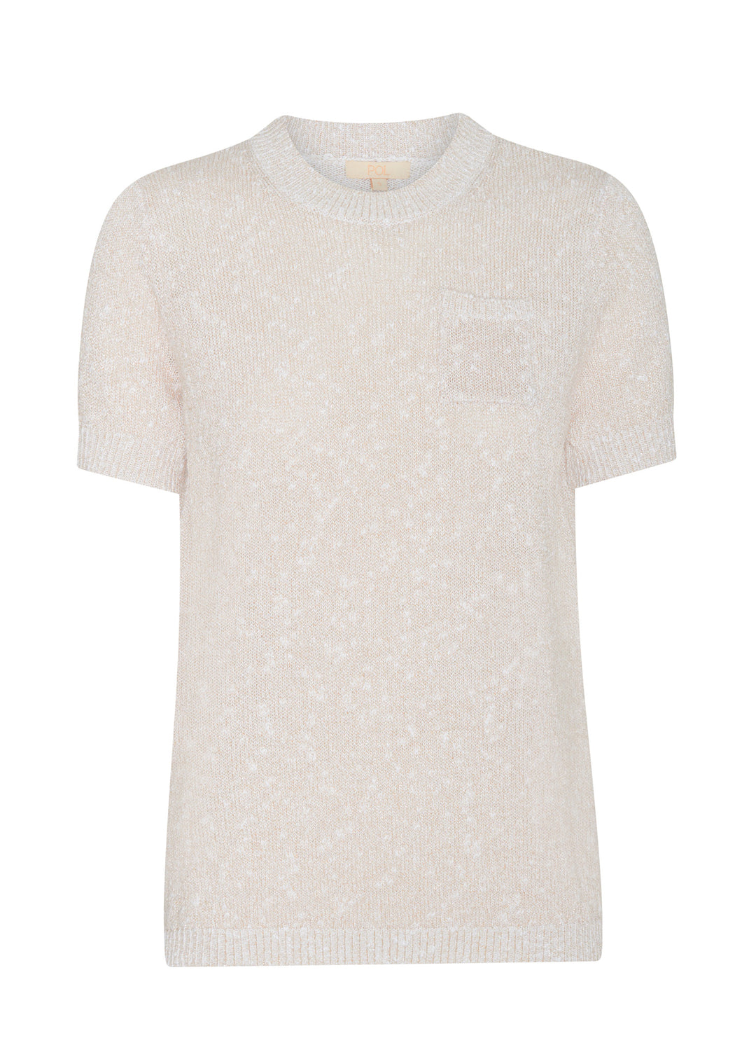POL Clothing | Pax Lurex Tee | Pink