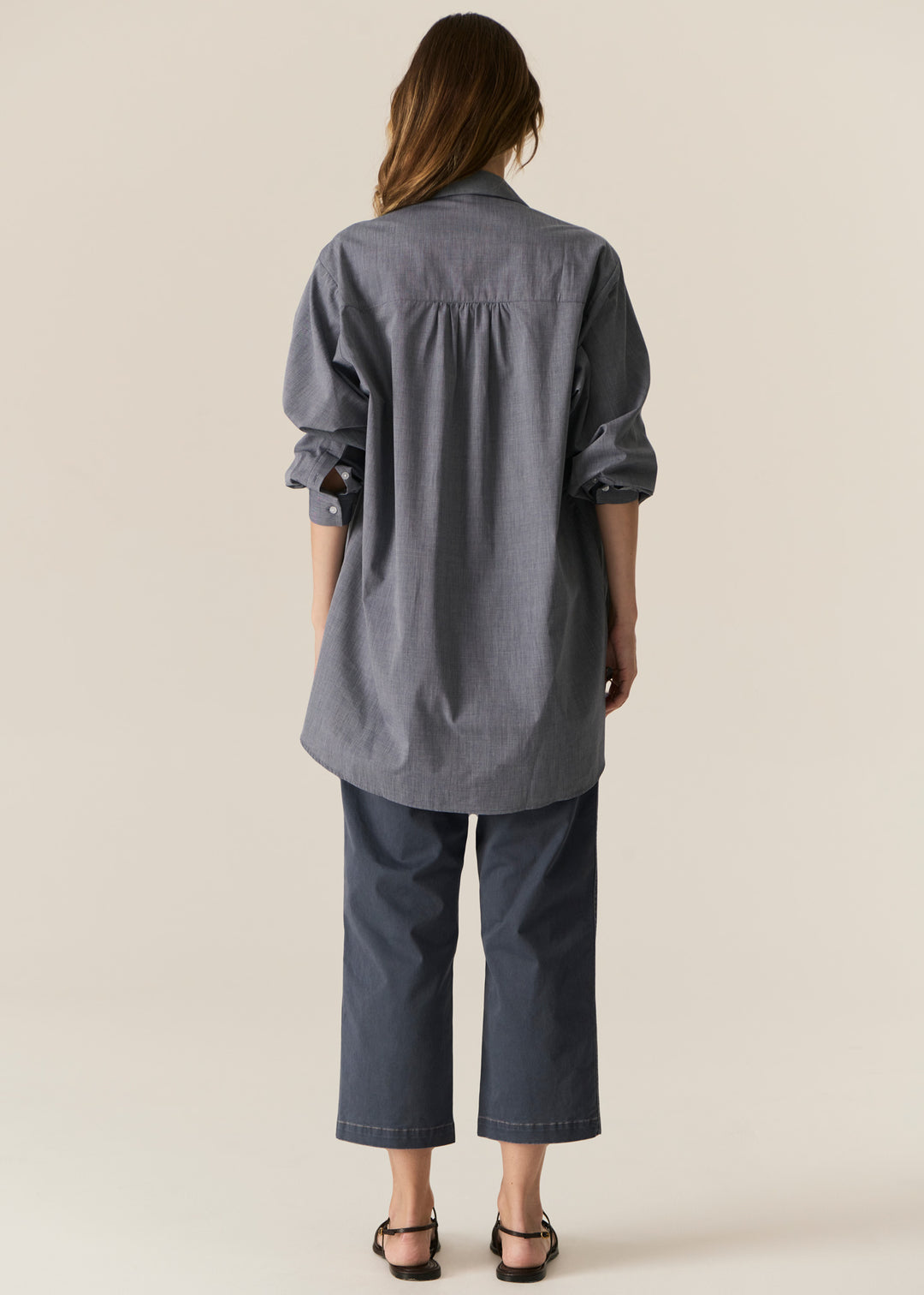 POL Clothing | Fern Tapered Pant | Blue